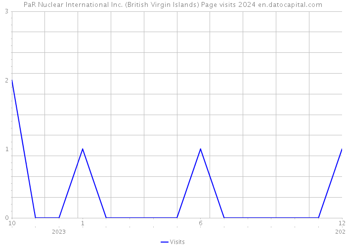 PaR Nuclear International Inc. (British Virgin Islands) Page visits 2024 
