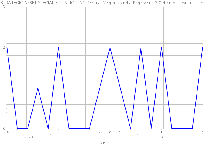 STRATEGIC ASSET SPECIAL SITUATION INC. (British Virgin Islands) Page visits 2024 