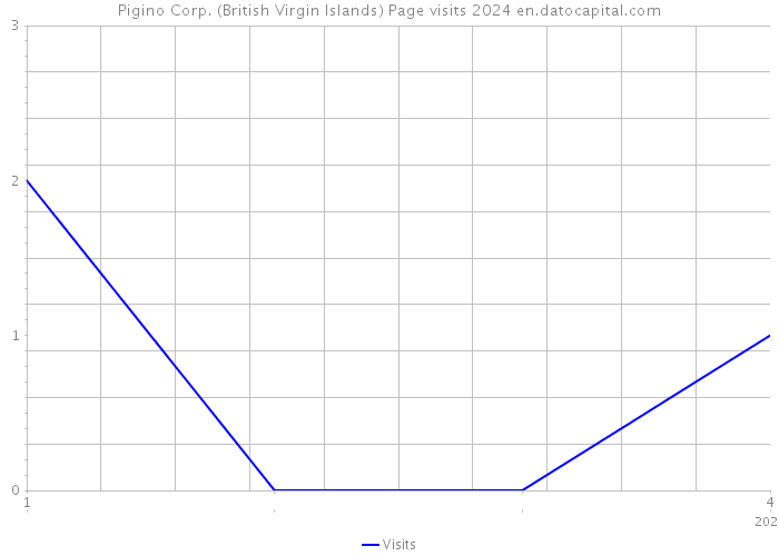 Pigino Corp. (British Virgin Islands) Page visits 2024 