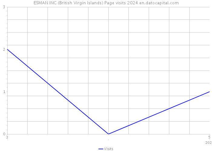 ESMAN INC (British Virgin Islands) Page visits 2024 