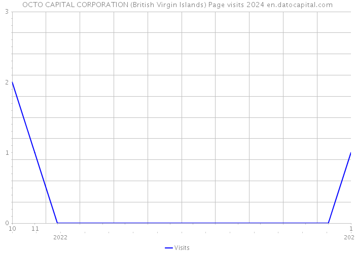 OCTO CAPITAL CORPORATION (British Virgin Islands) Page visits 2024 