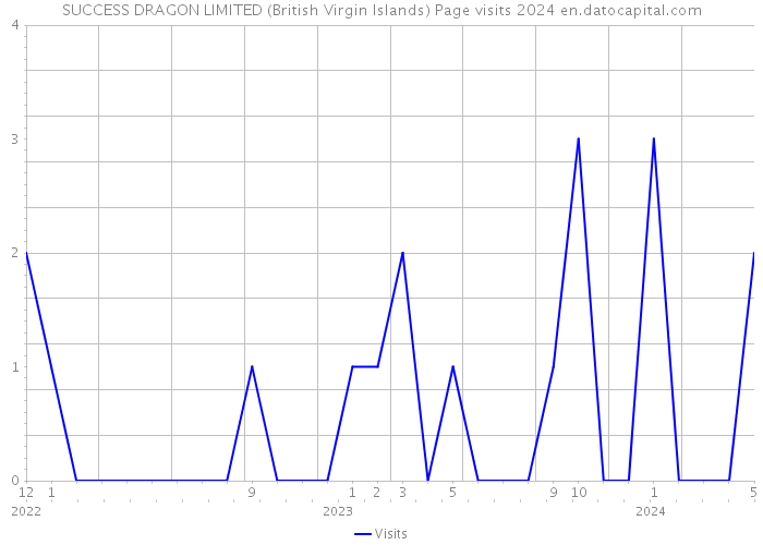SUCCESS DRAGON LIMITED (British Virgin Islands) Page visits 2024 