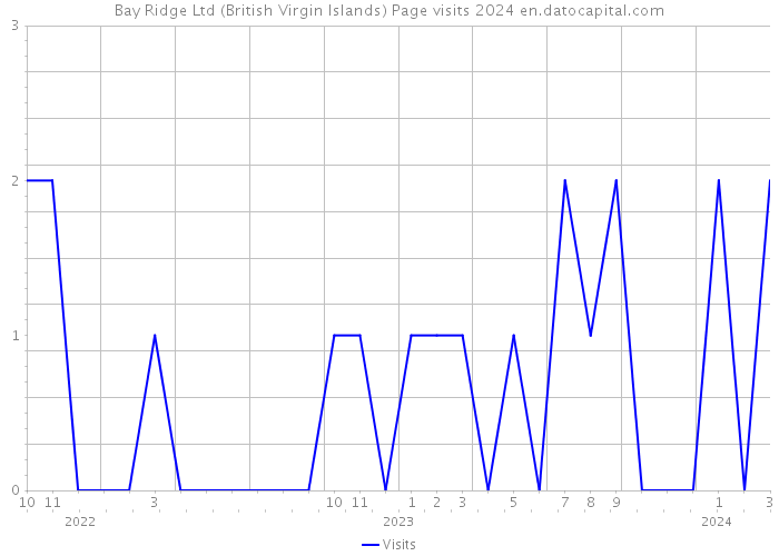 Bay Ridge Ltd (British Virgin Islands) Page visits 2024 