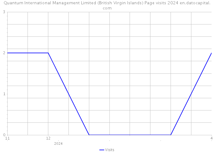 Quantum International Management Limited (British Virgin Islands) Page visits 2024 