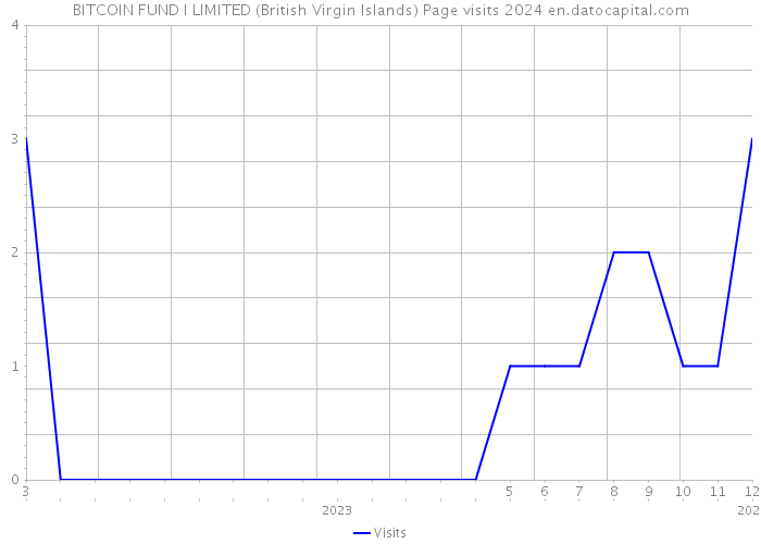 BITCOIN FUND I LIMITED (British Virgin Islands) Page visits 2024 