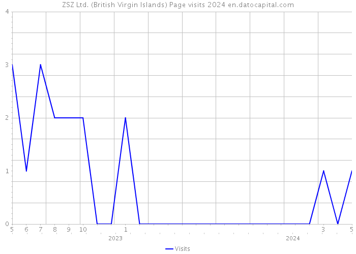 ZSZ Ltd. (British Virgin Islands) Page visits 2024 
