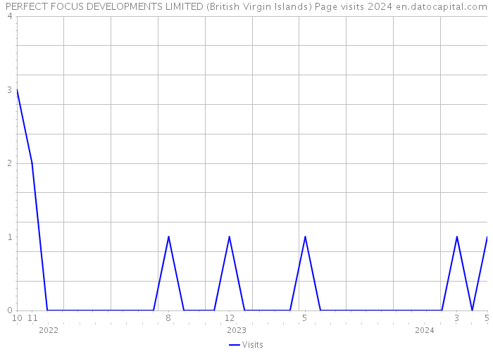 PERFECT FOCUS DEVELOPMENTS LIMITED (British Virgin Islands) Page visits 2024 