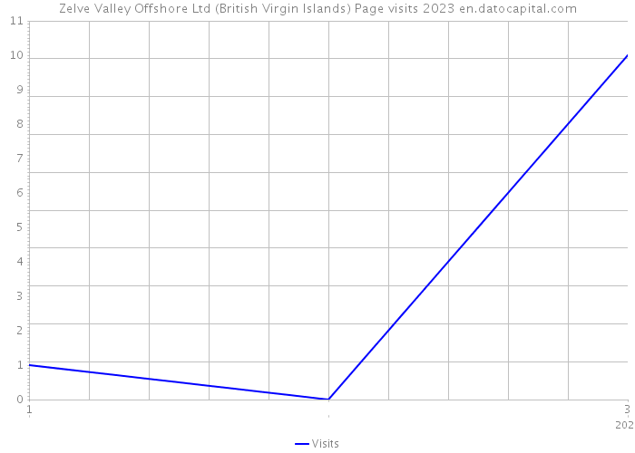 Zelve Valley Offshore Ltd (British Virgin Islands) Page visits 2023 