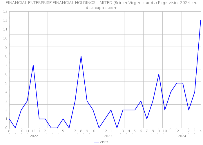 FINANCIAL ENTERPRISE FINANCIAL HOLDINGS LIMITED (British Virgin Islands) Page visits 2024 