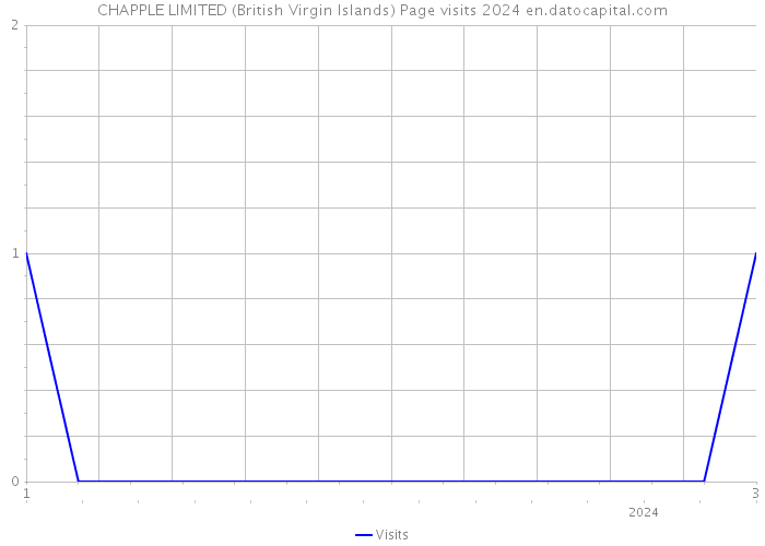 CHAPPLE LIMITED (British Virgin Islands) Page visits 2024 