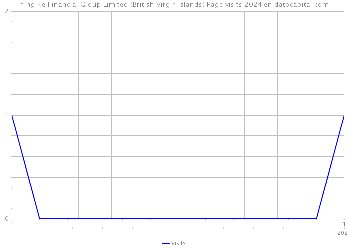 Ying Ke Financial Group Limited (British Virgin Islands) Page visits 2024 