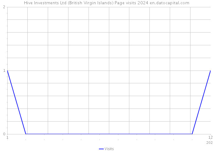 Hive Investments Ltd (British Virgin Islands) Page visits 2024 