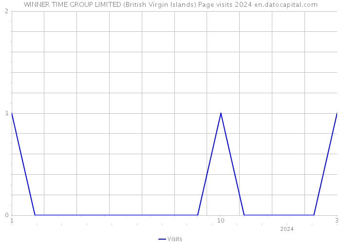 WINNER TIME GROUP LIMITED (British Virgin Islands) Page visits 2024 