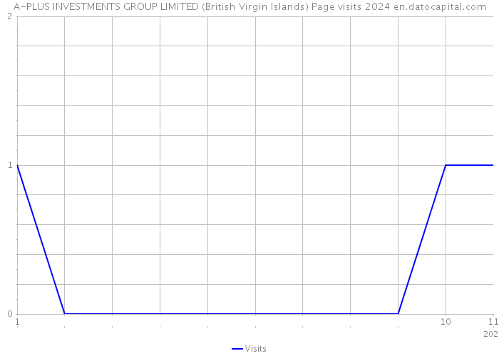 A-PLUS INVESTMENTS GROUP LIMITED (British Virgin Islands) Page visits 2024 