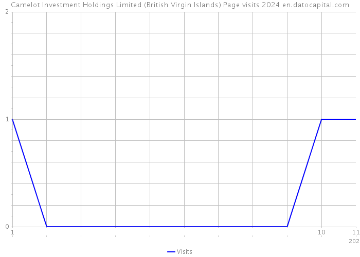 Camelot Investment Holdings Limited (British Virgin Islands) Page visits 2024 