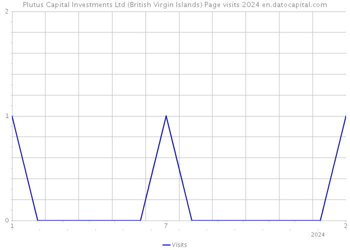Plutus Capital Investments Ltd (British Virgin Islands) Page visits 2024 