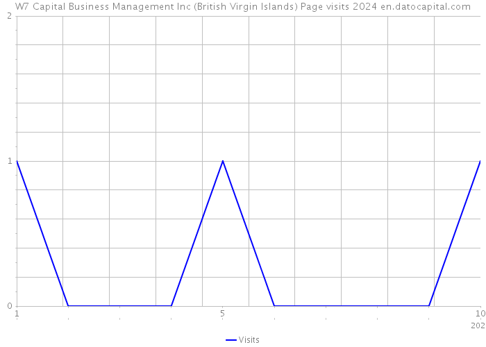 W7 Capital Business Management Inc (British Virgin Islands) Page visits 2024 