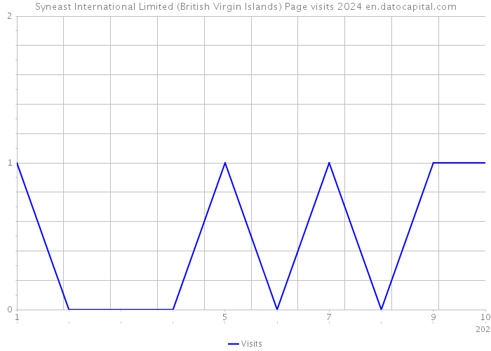 Syneast International Limited (British Virgin Islands) Page visits 2024 
