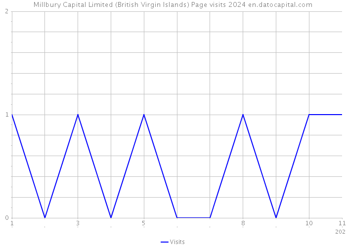 Millbury Capital Limited (British Virgin Islands) Page visits 2024 