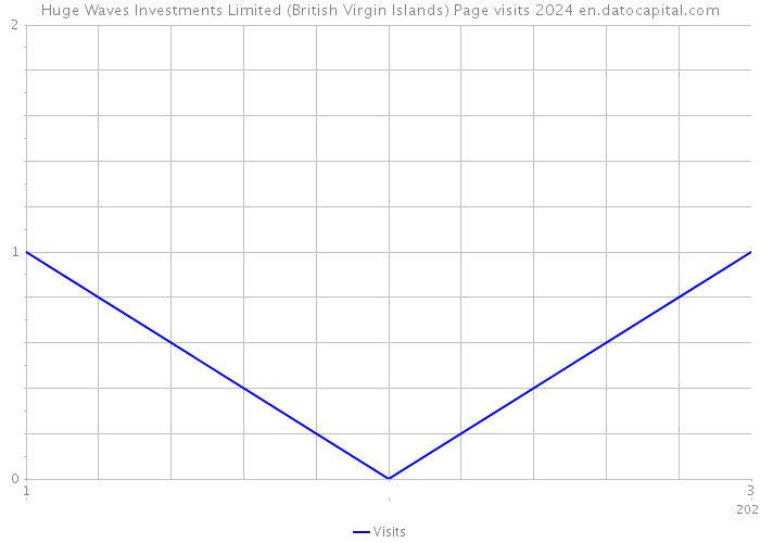 Huge Waves Investments Limited (British Virgin Islands) Page visits 2024 