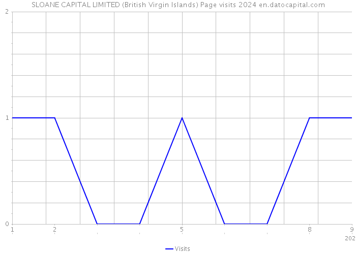 SLOANE CAPITAL LIMITED (British Virgin Islands) Page visits 2024 