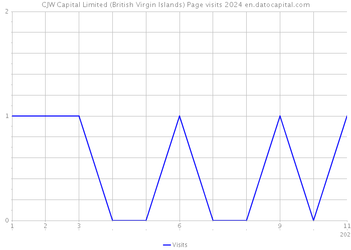 CJW Capital Limited (British Virgin Islands) Page visits 2024 