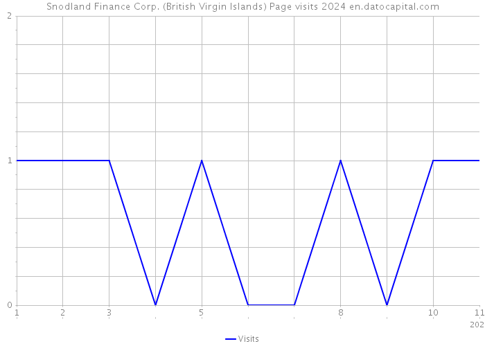 Snodland Finance Corp. (British Virgin Islands) Page visits 2024 