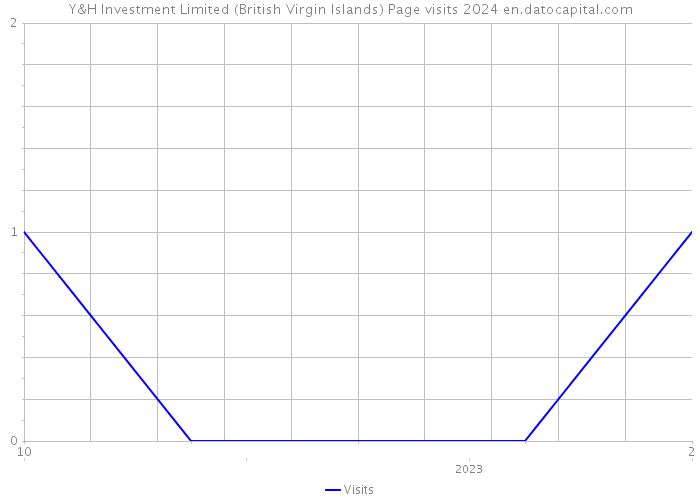 Y&H Investment Limited (British Virgin Islands) Page visits 2024 