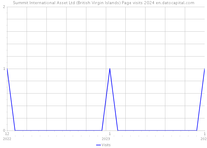 Summit International Asset Ltd (British Virgin Islands) Page visits 2024 