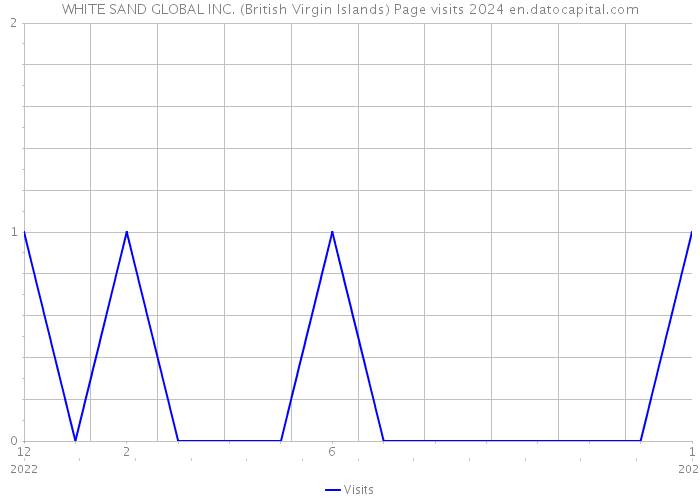 WHITE SAND GLOBAL INC. (British Virgin Islands) Page visits 2024 