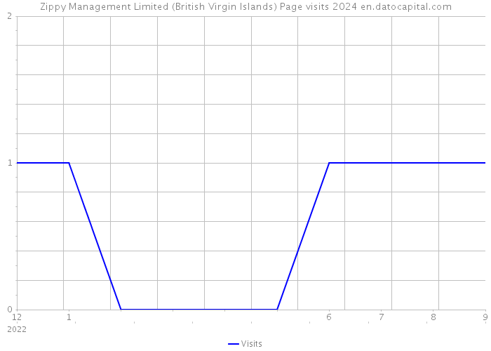 Zippy Management Limited (British Virgin Islands) Page visits 2024 
