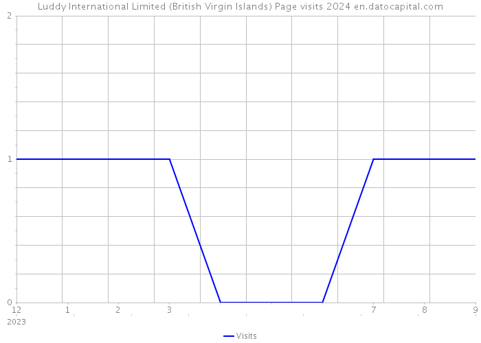 Luddy International Limited (British Virgin Islands) Page visits 2024 