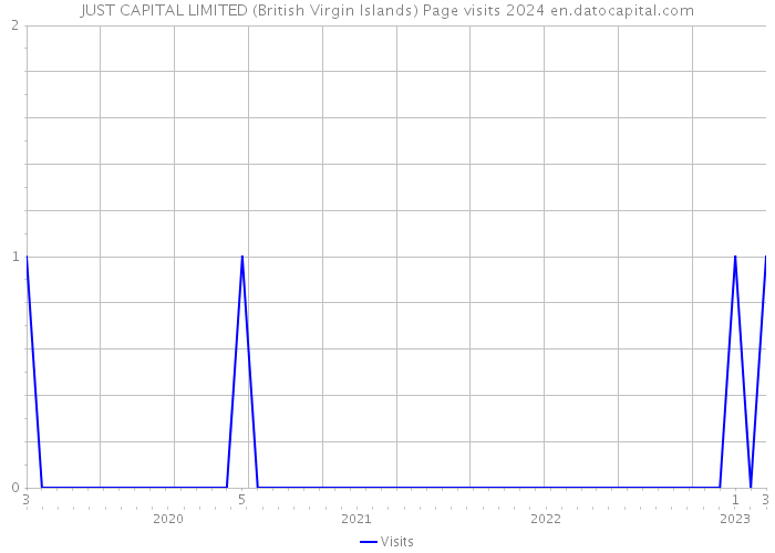 JUST CAPITAL LIMITED (British Virgin Islands) Page visits 2024 