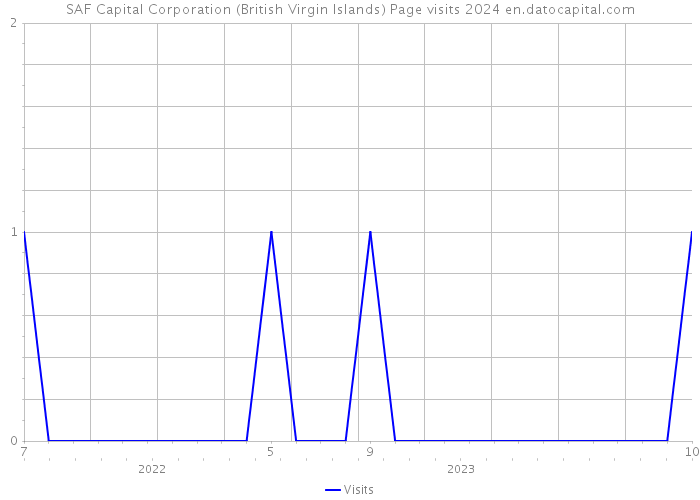 SAF Capital Corporation (British Virgin Islands) Page visits 2024 