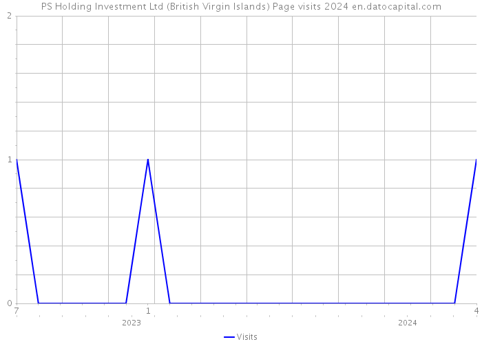 PS Holding Investment Ltd (British Virgin Islands) Page visits 2024 