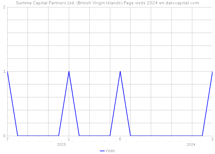 Summa Capital Partners Ltd. (British Virgin Islands) Page visits 2024 