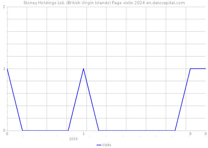 Stoney Holdings Ltd. (British Virgin Islands) Page visits 2024 