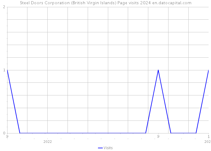Steel Doors Corporation (British Virgin Islands) Page visits 2024 