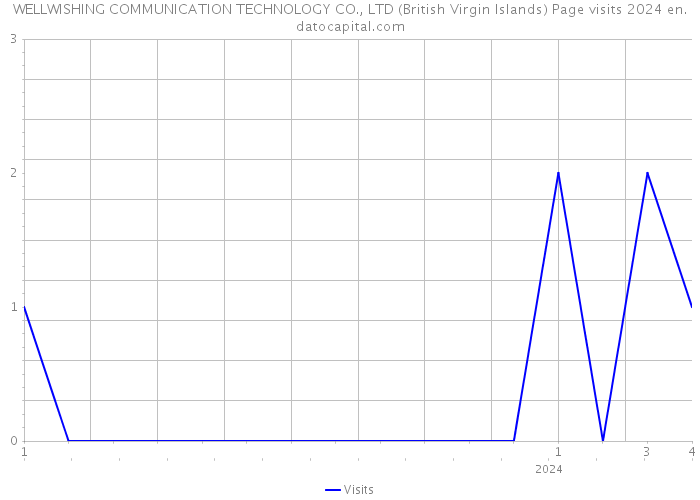 WELLWISHING COMMUNICATION TECHNOLOGY CO., LTD (British Virgin Islands) Page visits 2024 
