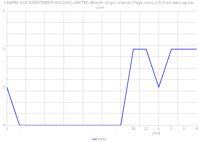 CHARM ACE INVESTMENT HOLDING LIMITED (British Virgin Islands) Page visits 2024 