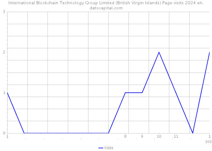 International Blockchain Technology Group Limited (British Virgin Islands) Page visits 2024 