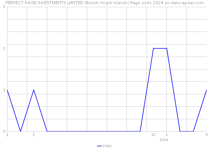 PERFECT RAISE INVESTMENTS LIMITED (British Virgin Islands) Page visits 2024 