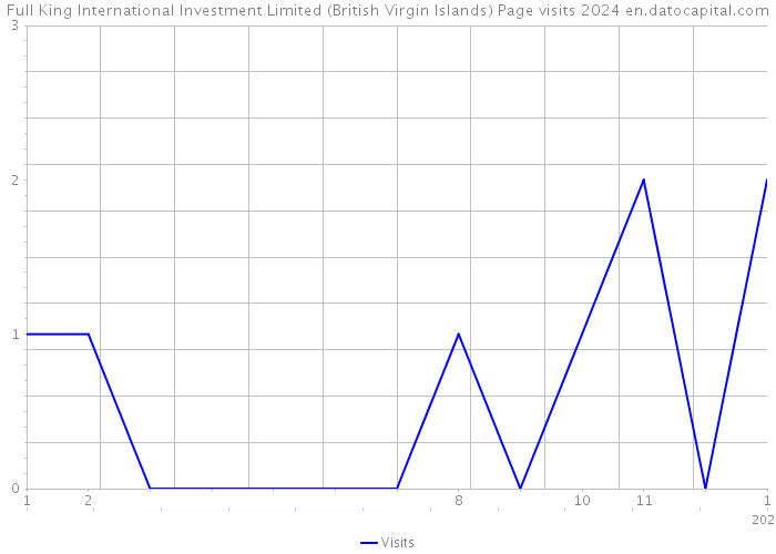 Full King International Investment Limited (British Virgin Islands) Page visits 2024 