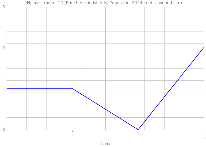 RHJ Investment LTD (British Virgin Islands) Page visits 2024 