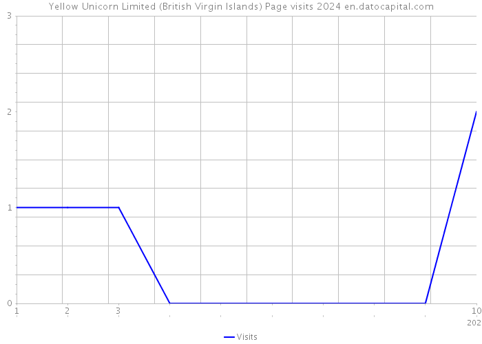 Yellow Unicorn Limited (British Virgin Islands) Page visits 2024 
