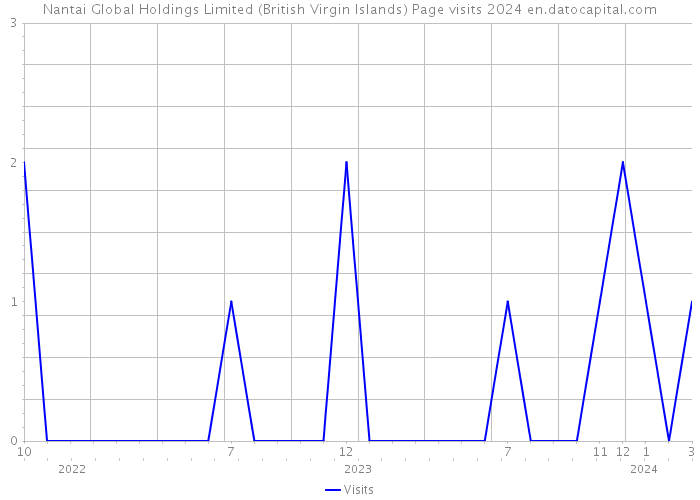Nantai Global Holdings Limited (British Virgin Islands) Page visits 2024 