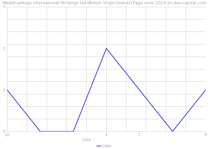 Wealthvantage International Holdings Ltd (British Virgin Islands) Page visits 2024 