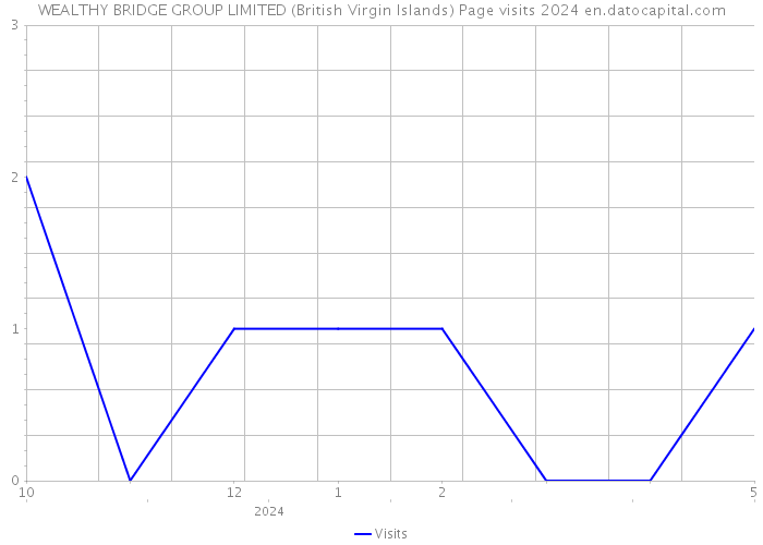 WEALTHY BRIDGE GROUP LIMITED (British Virgin Islands) Page visits 2024 