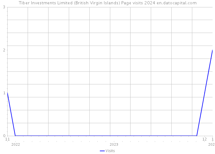 Tiber Investments Limited (British Virgin Islands) Page visits 2024 