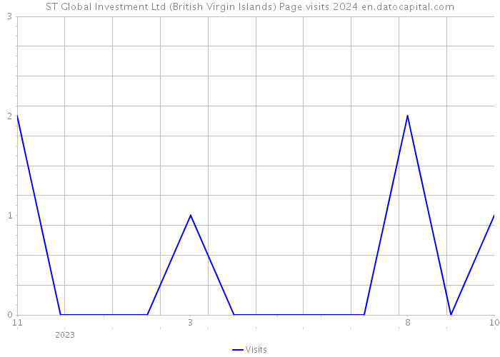 ST Global Investment Ltd (British Virgin Islands) Page visits 2024 
